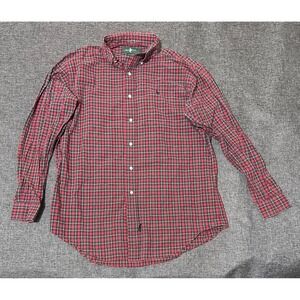 Hunt Club Men's L Plaid Long Sleeve Shirt